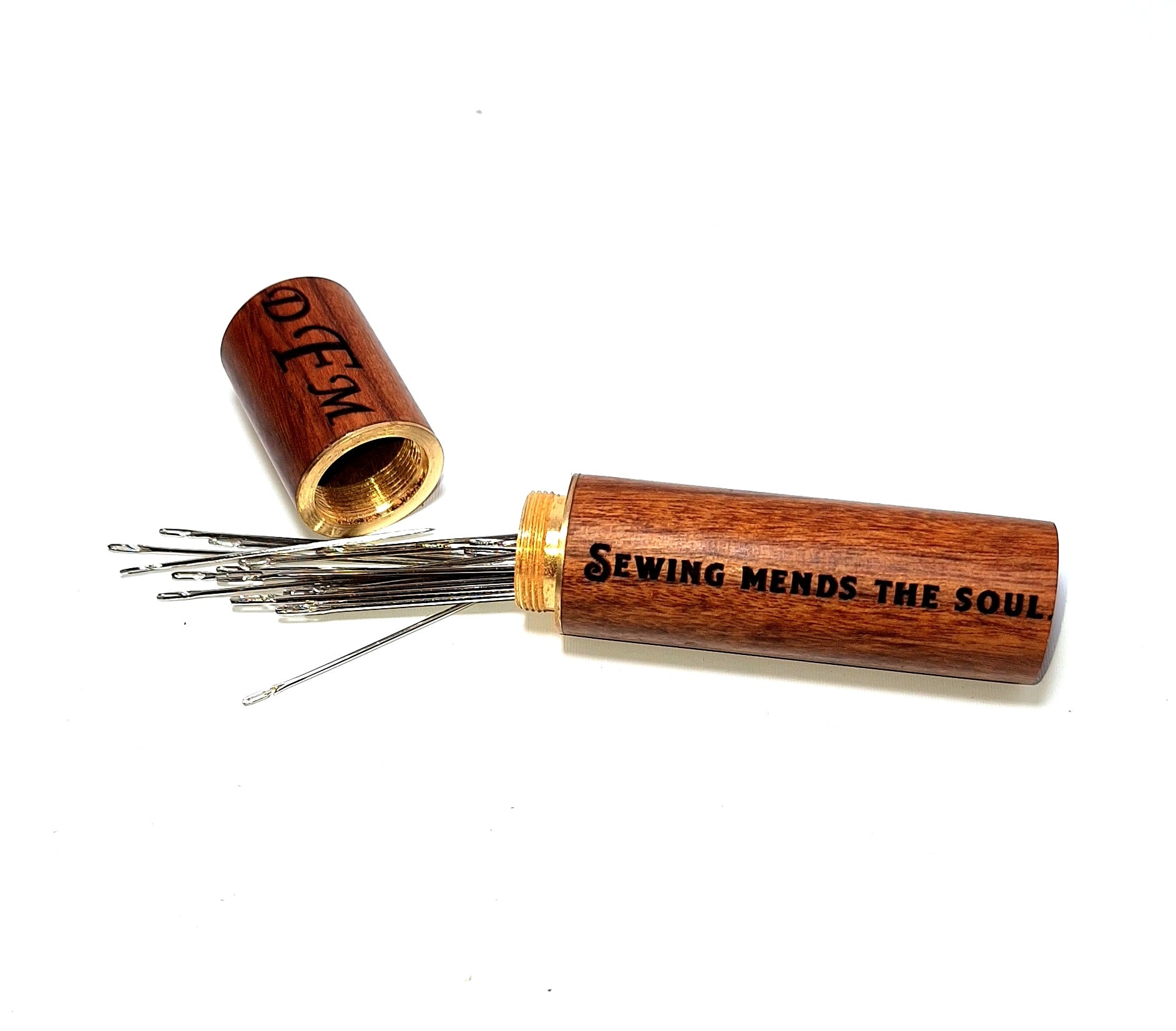 Personalized needle holder gift for sewists and quilters