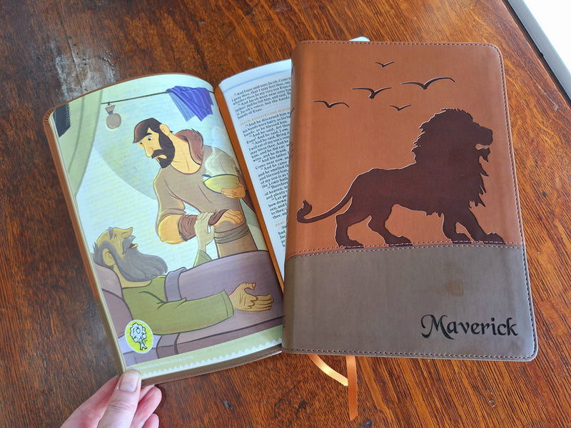 Custom Engraved KJV Kid's Bible