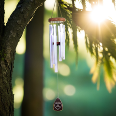Custom Engraved Wind Chimes - Memorial Keepsake