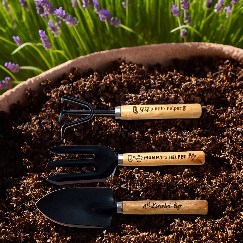 Custom Children's Garden Tool Set