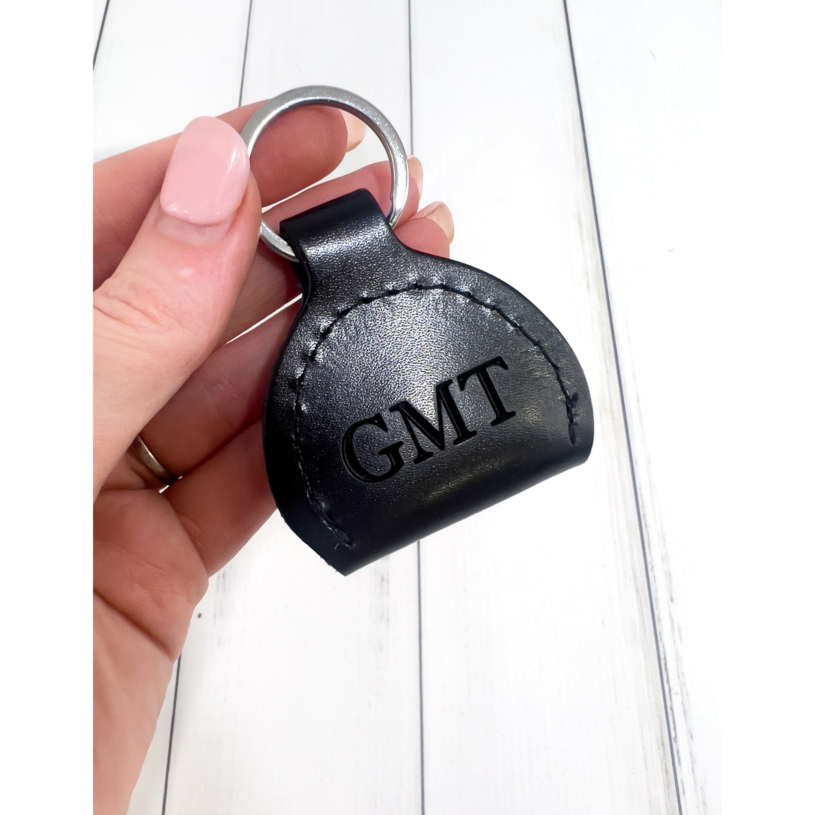 Personalized Guitar Pick Holder Keychain