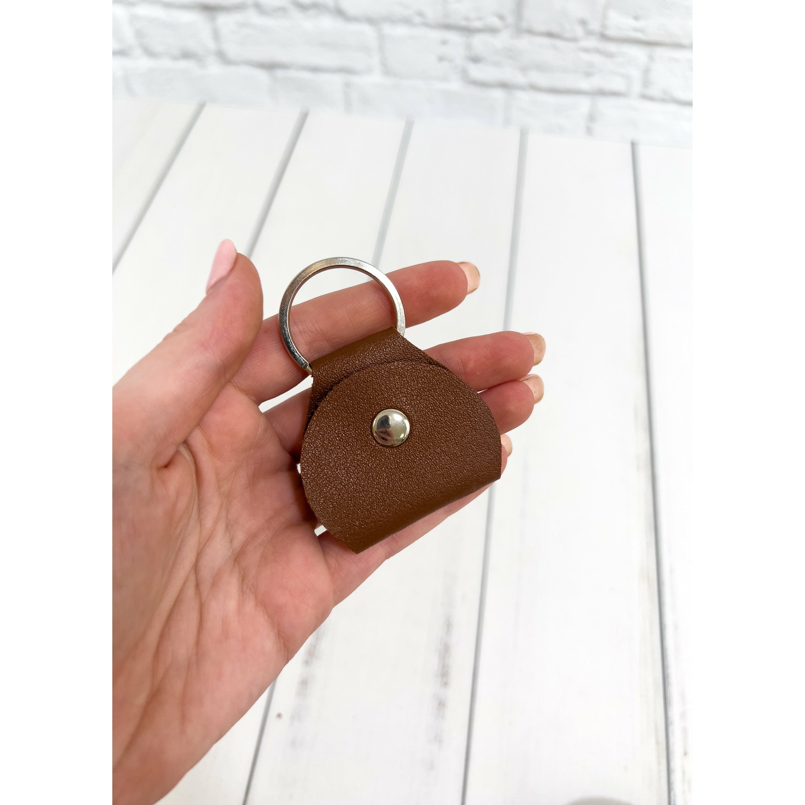 Personalized Guitar Pick Holder Keychain