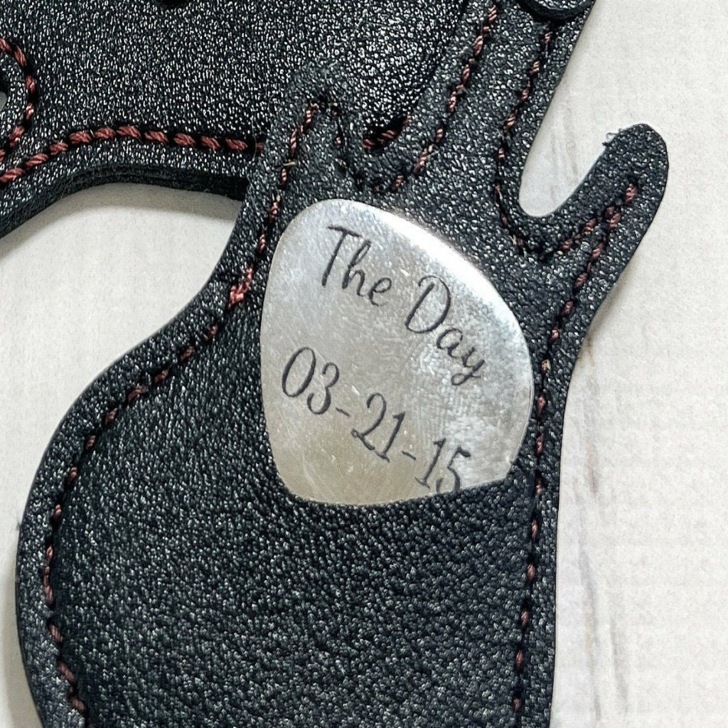 Custom Engraved Metal Guitar Pick