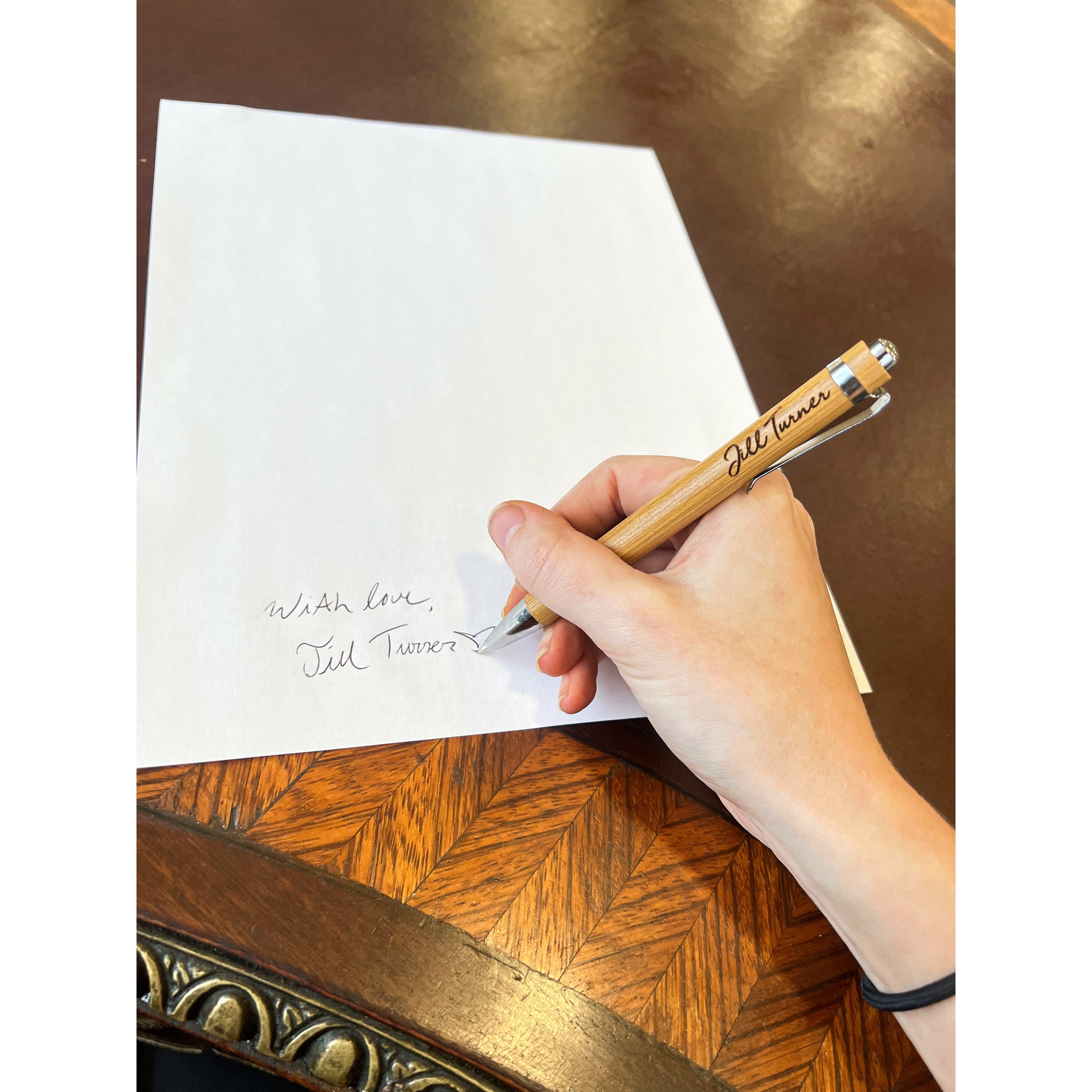 Personalized Bamboo Pen