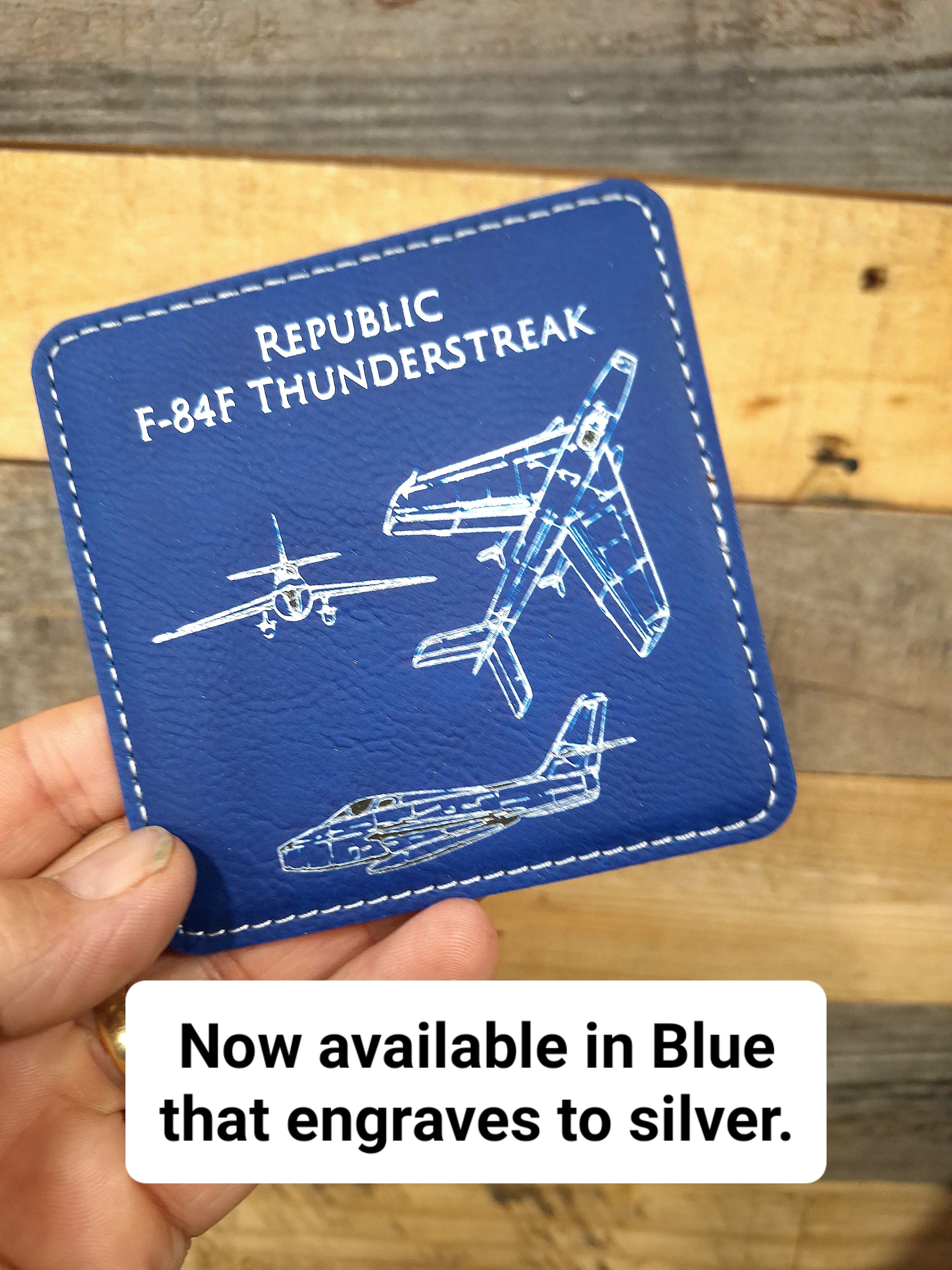 Leather Aviation Coasters