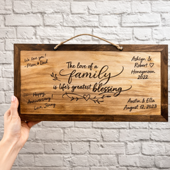 Custom Wood Engraved Photo Collage