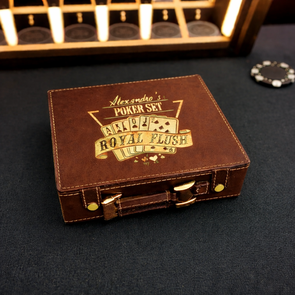 Personalized Poker Set