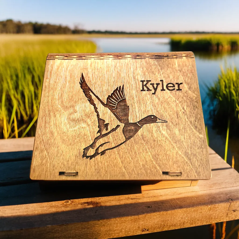 Personalized Duck Call Box