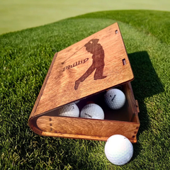 Personalized Golf Ball Box