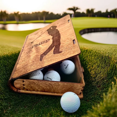 Personalized Golf Ball Box