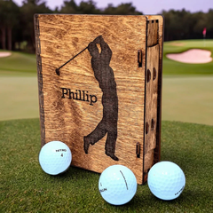 Personalized Golf Ball Box