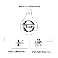 Personalized Wooden Measuring Cups and spoons set