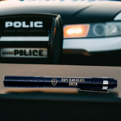 Laser Engraved Pen Light - Jewel Tones