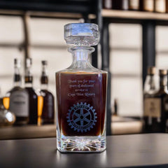 Personalized 26 oz Whiskey Decanter