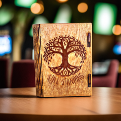 Personalized Wood Card Box