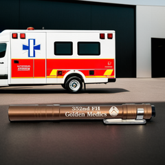 Laser Engraved Pen Light - Jewel Tones