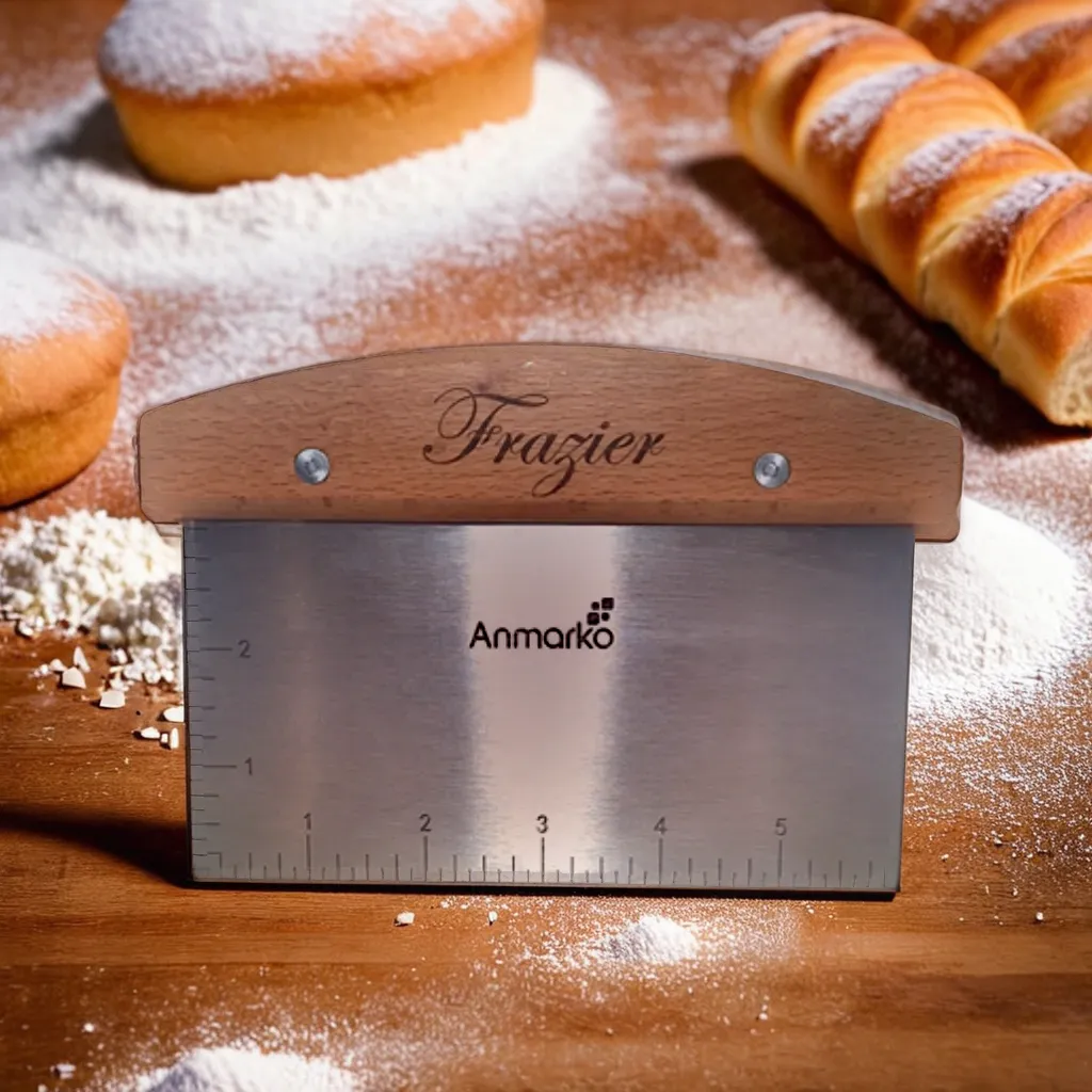 Custom kitchen scraper gift for bakers