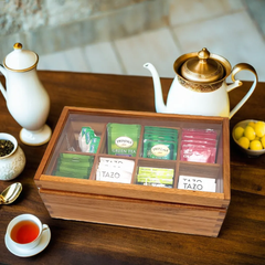 Personalized Acacia Wood Tea Box