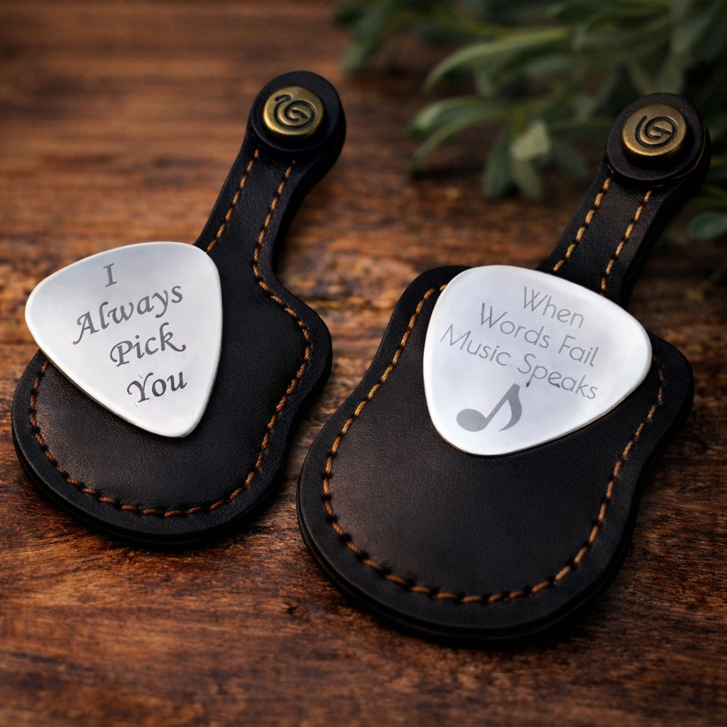 Custom Engraved Metal Guitar Pick