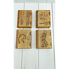 Personalized Wood Card Box