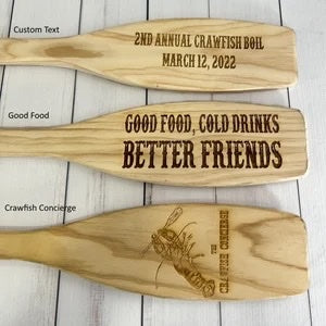 Personalized Crawfish Boil Paddle