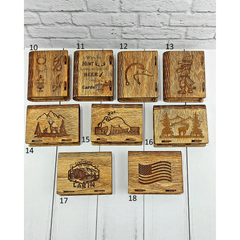 Personalized Wood Card Box