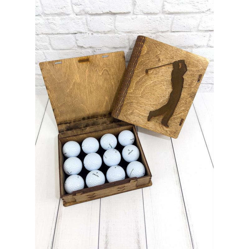 Personalized Golf Ball Box