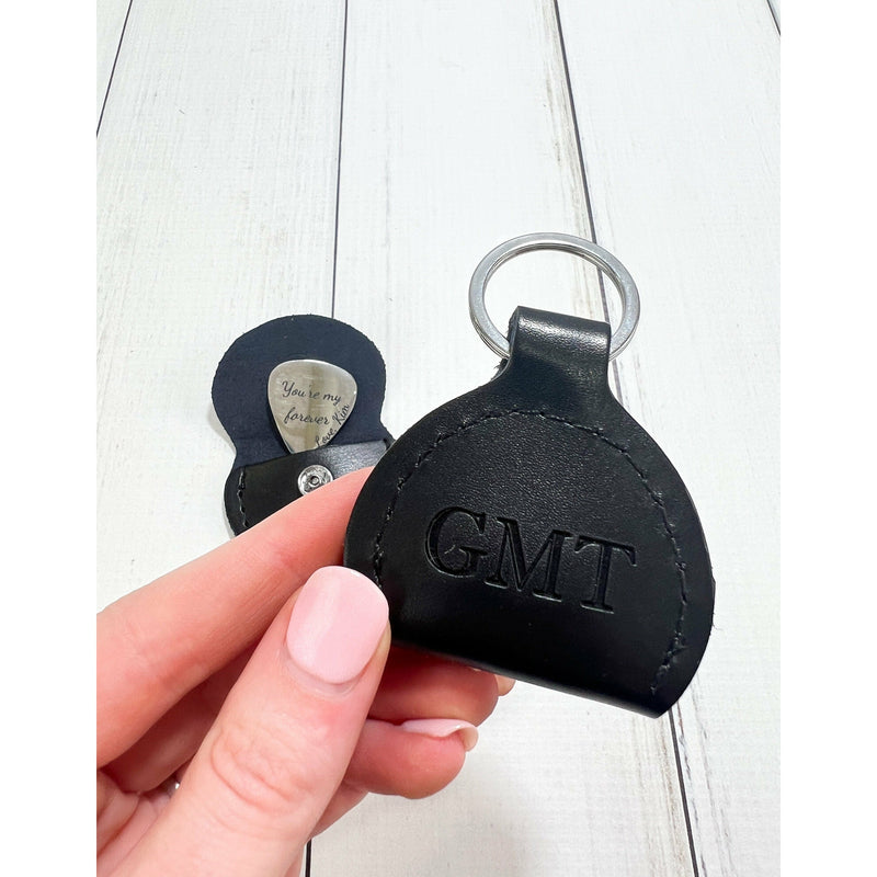 Personalized Metal Guitar Pick With Guitar Pick Holder