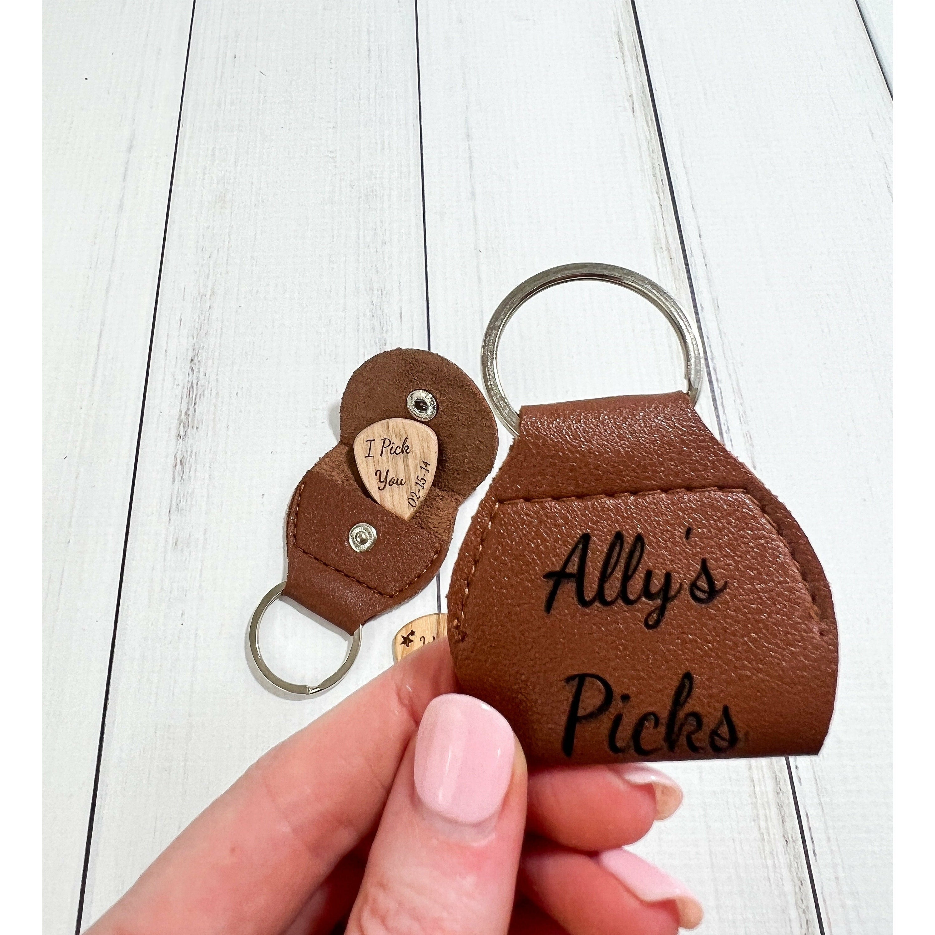 Custom Guitar Pick Holder With Personalized Guitar Pick