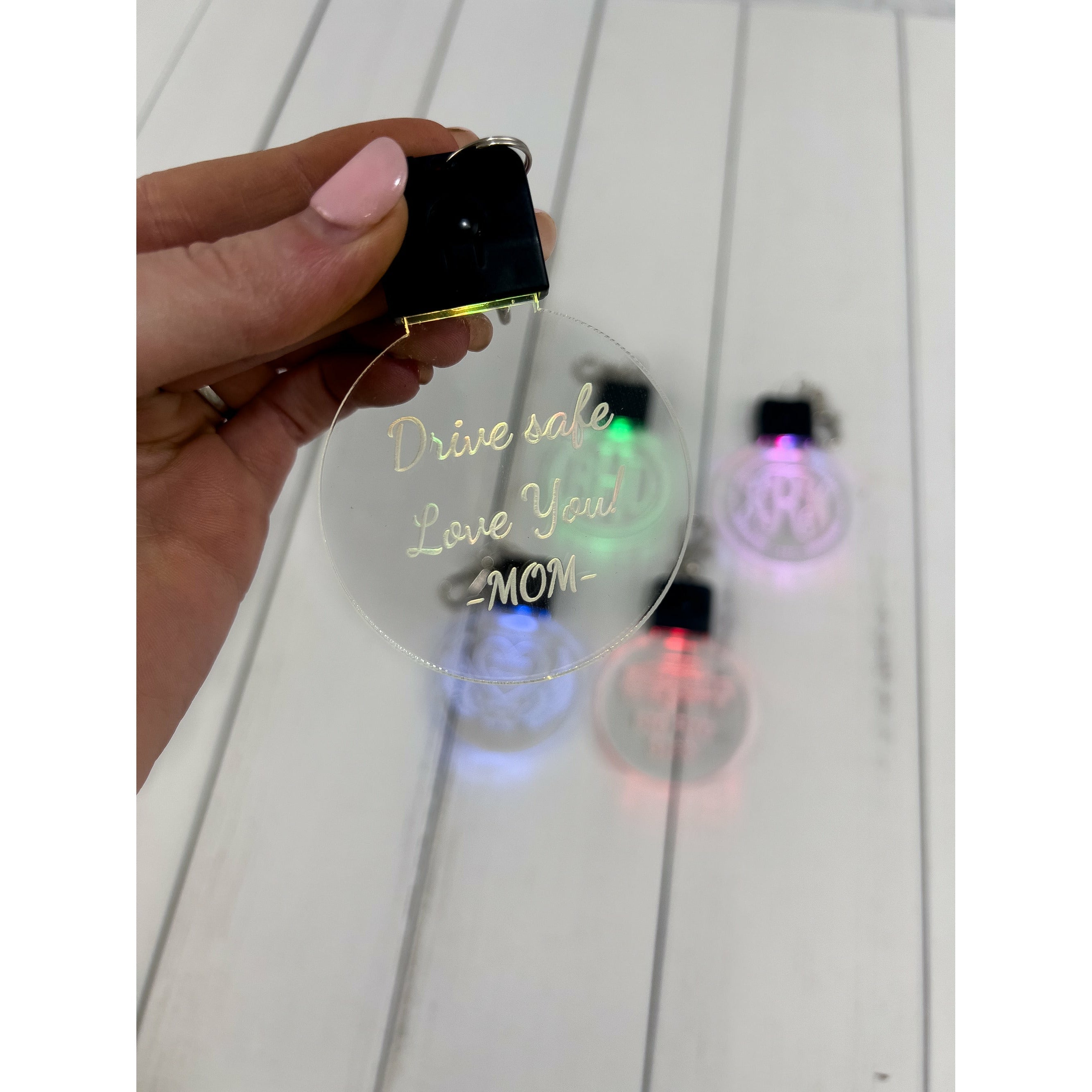 Personalized LED Acrylic Keychain